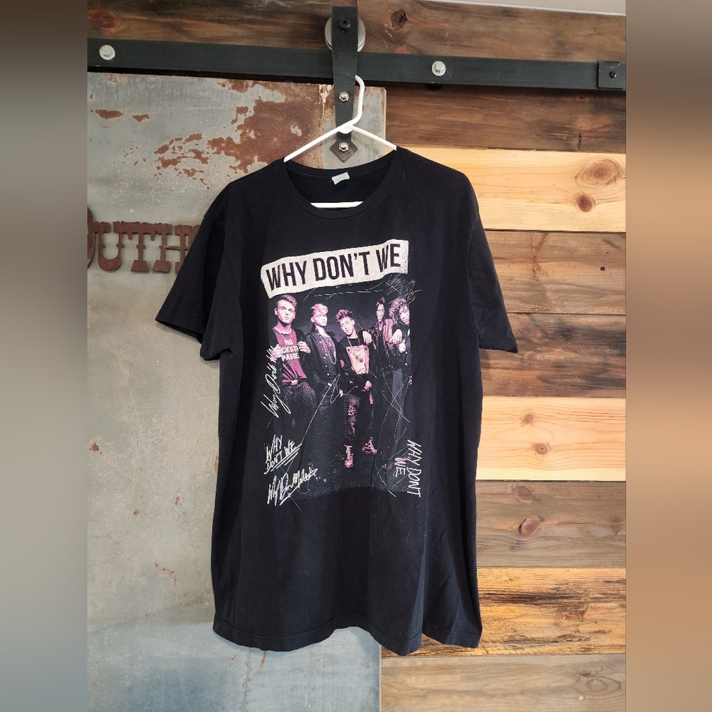 Why Dont We Pacifica Black Graphic Tee